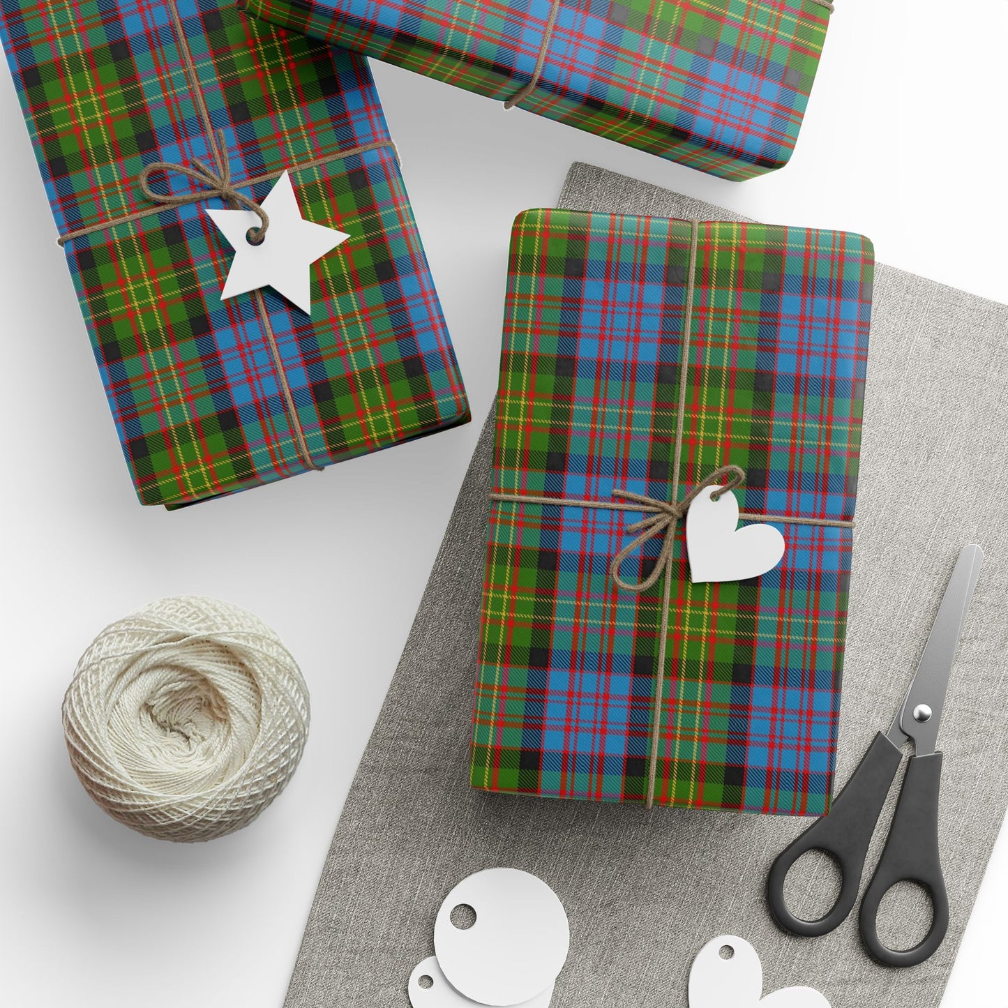 Clan Bowie Tartan Wrapping Papers