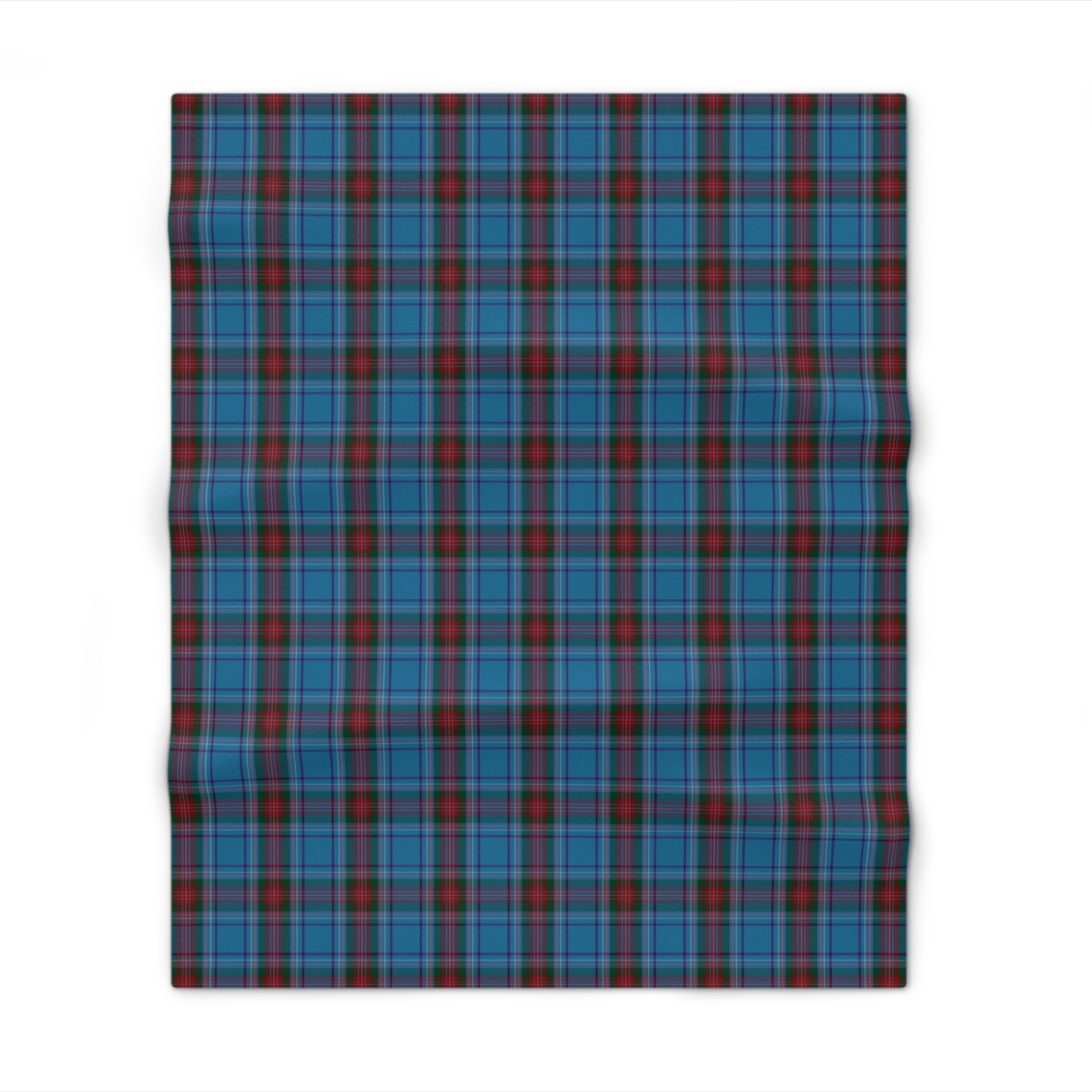 Irish County Louth Tartan Throw Blanket