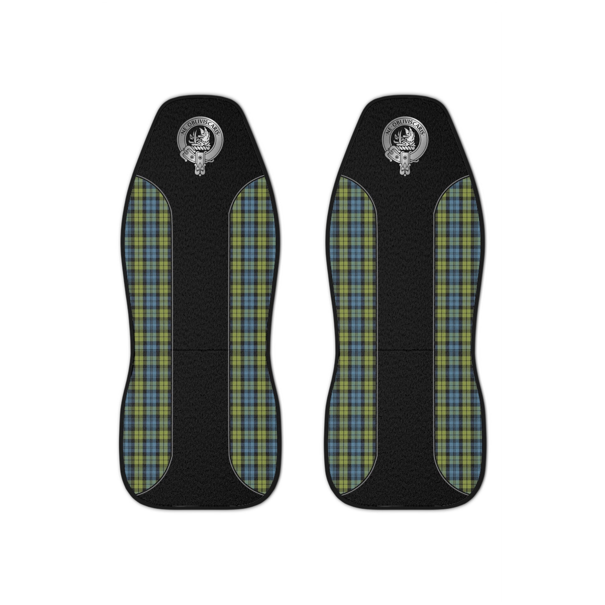 Clan Campbell Crest & Tartan Car Seat Covers