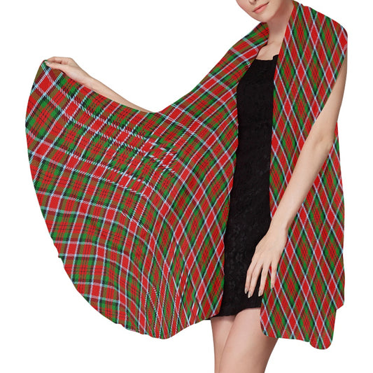 Clan MacDuff Tartan Bias Chiffon Scarf