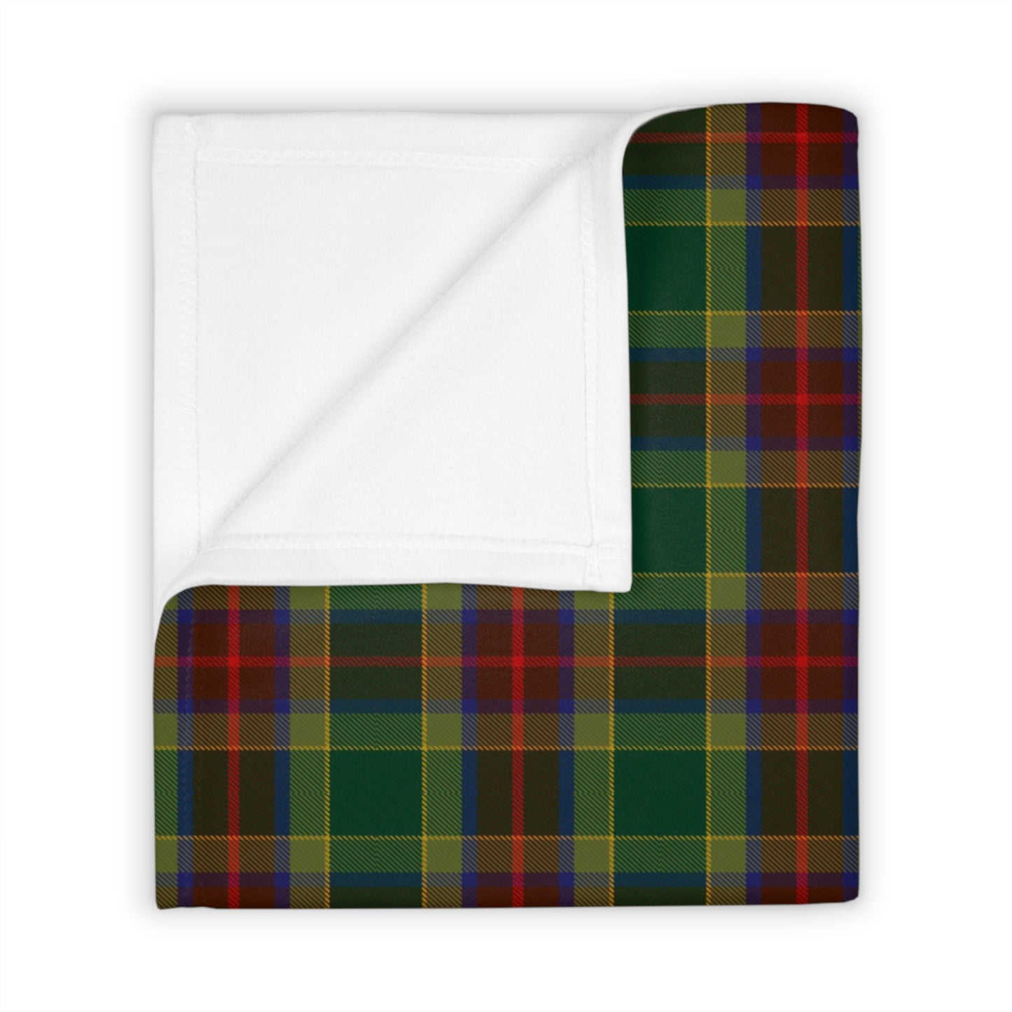 Irish County Waterford Tartan Throw Blanket