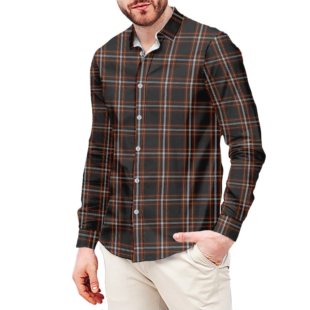 Black Country Tartan Men's long-sleeved shirt