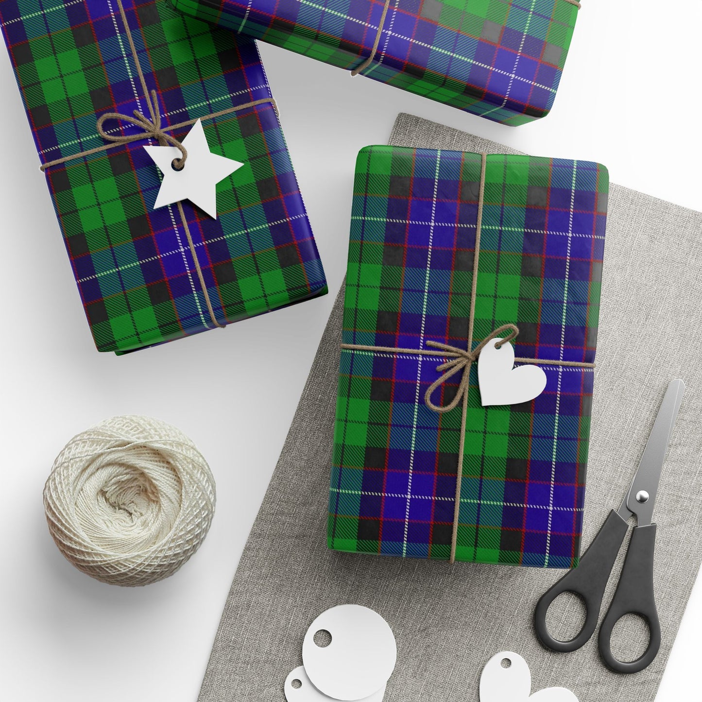 Clan Hunter Tartan Wrapping Papers