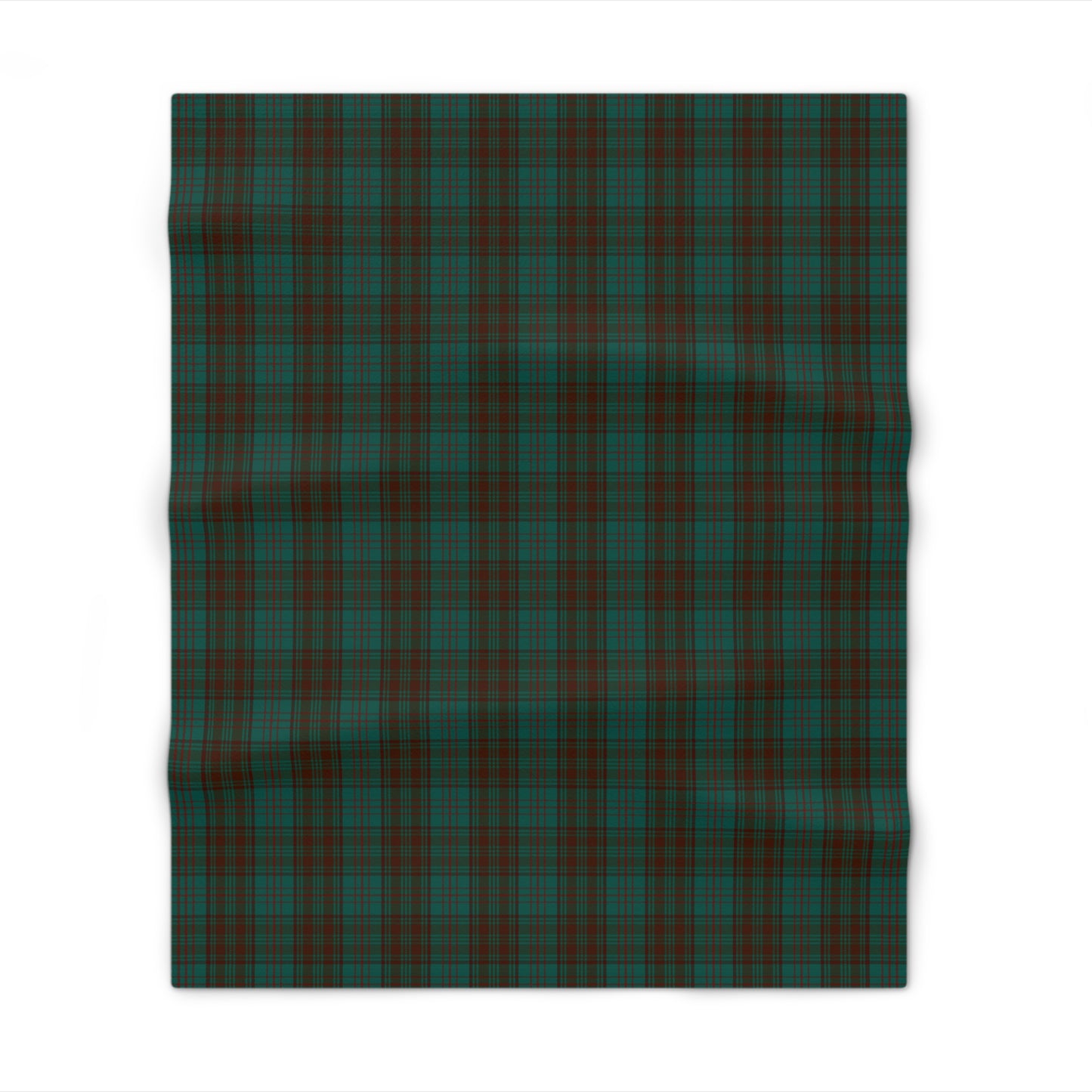 Irish County Dublin Tartan Throw Blanket