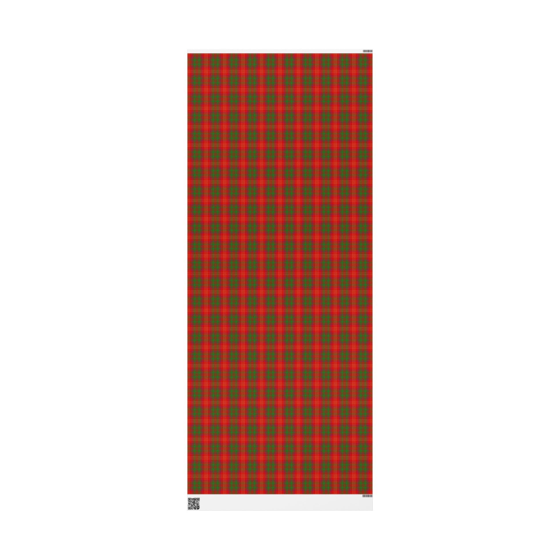Clan Burns Tartan Wrapping Papers