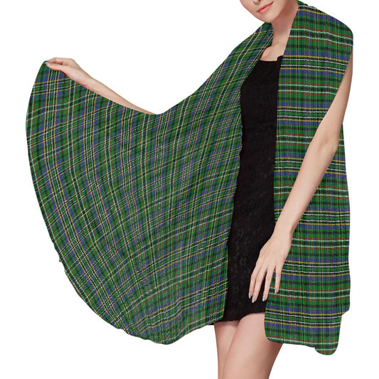 Clan Scott Green Tartan Chiffon Scarf