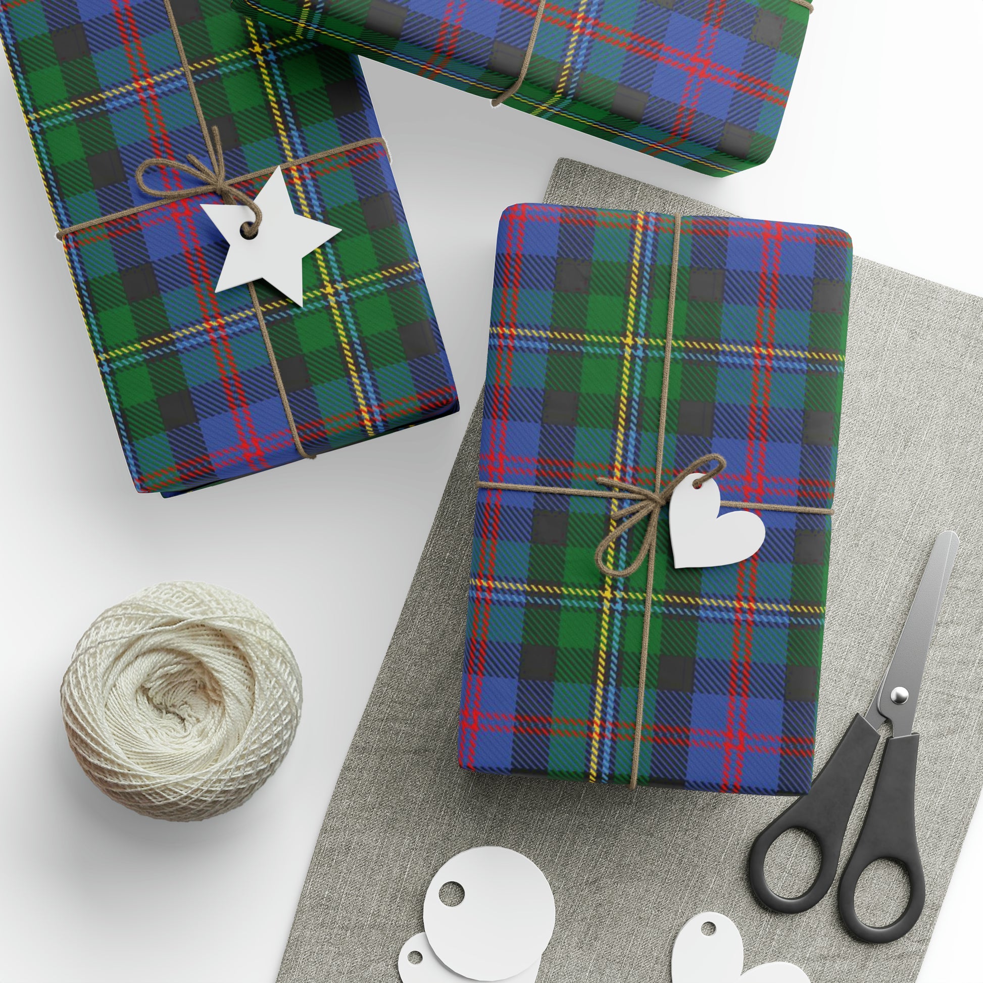 Clan Malcolm Tartan Wrapping Papers