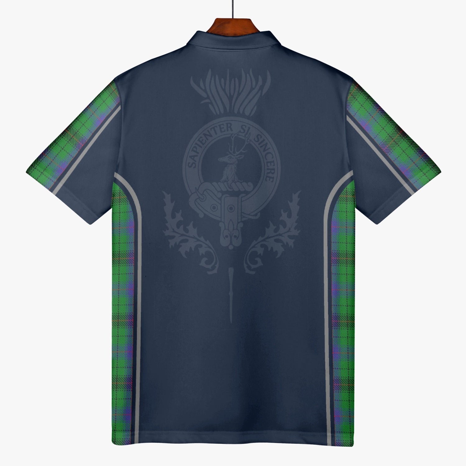 Clan Davidson Crest & Tartan Polo Shirt