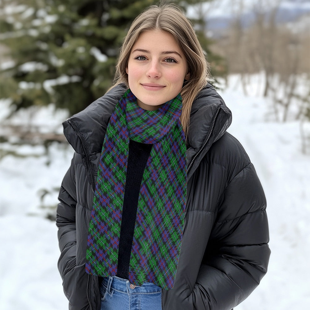 Clan Campbell of Cawdor Tartan Fluffy scarf