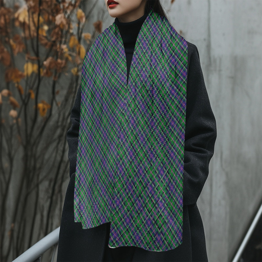 Clan Cooper Tartan Fluffy scarf