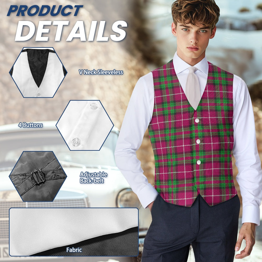 Clan Stewart of Bute Tartan Waistcoat