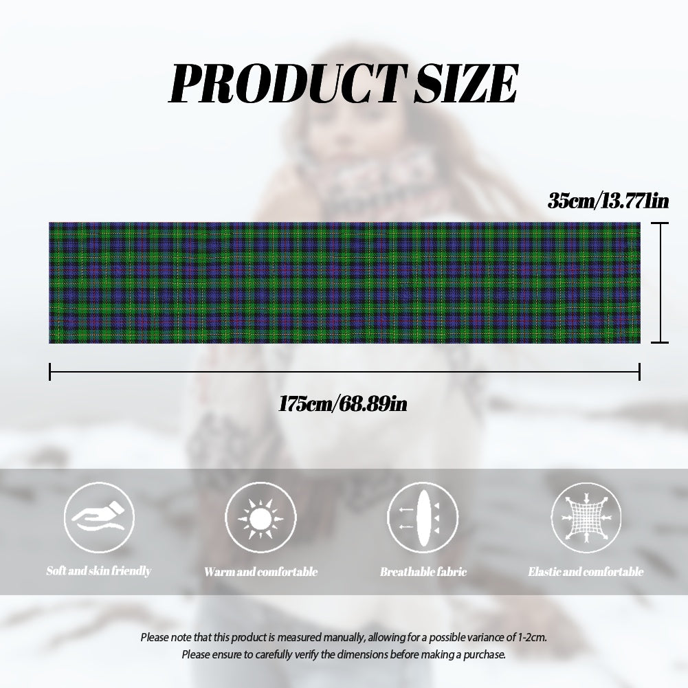 Clan Baillie Tartan Fluffy scarf