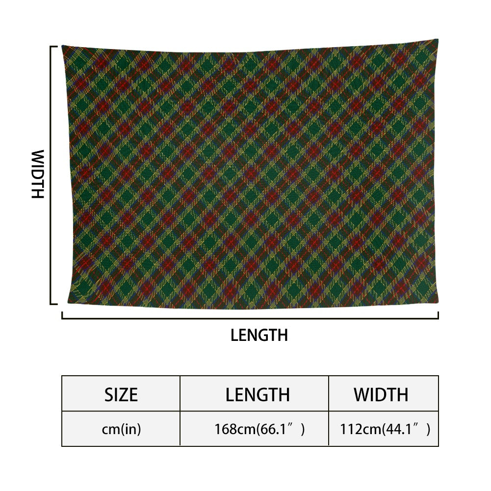 Irish County Waterford Tartan Bias Chiffon Scarf