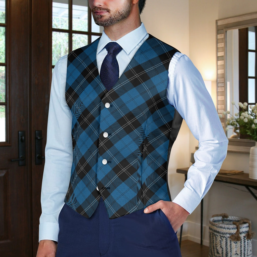 Clan Ramsay Hunting Tartan Suit vest jacket