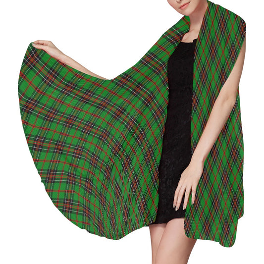 Clan MacHardy Tartan Bias Chiffon Scarf