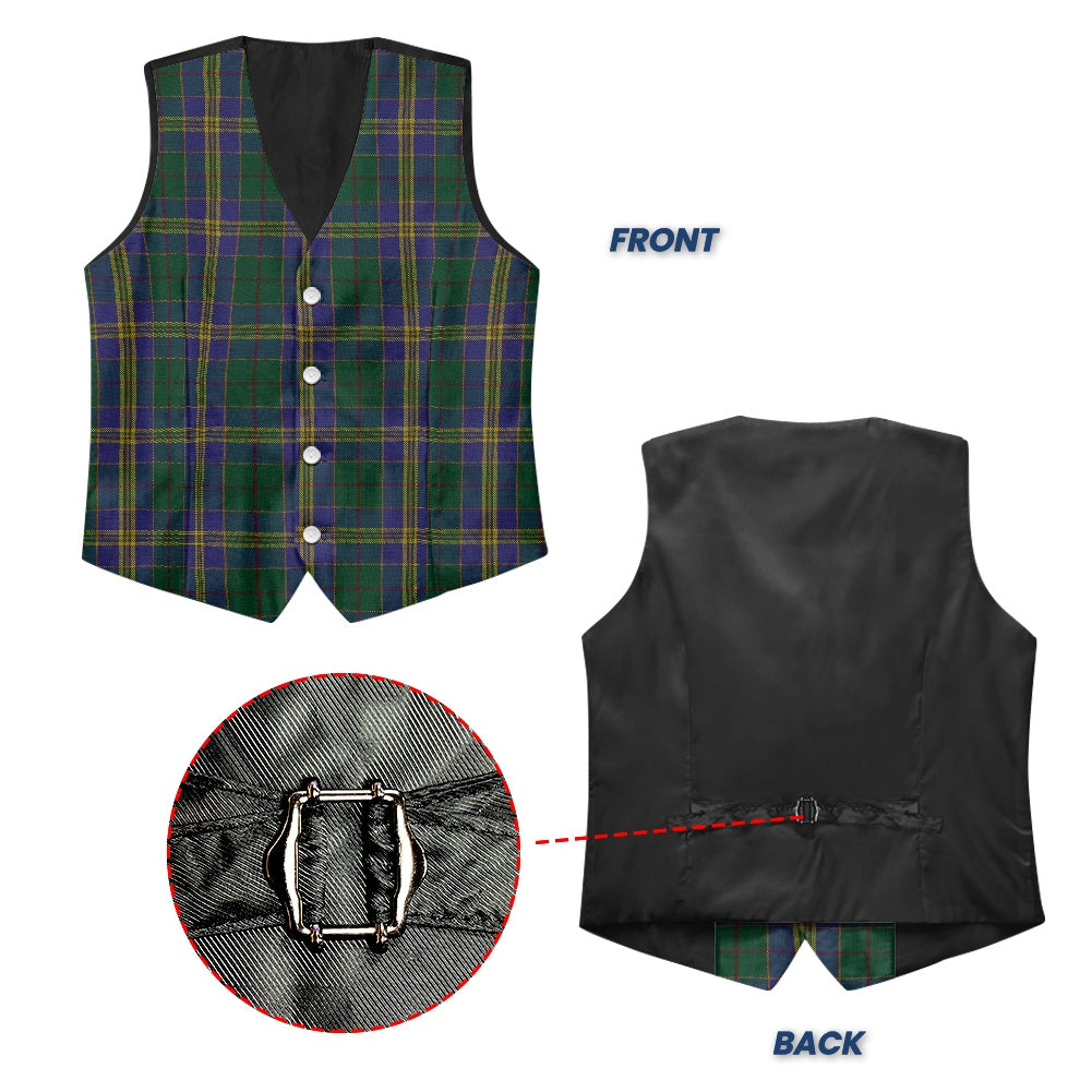 Irish County Kilkenny Tartan Waistcoat