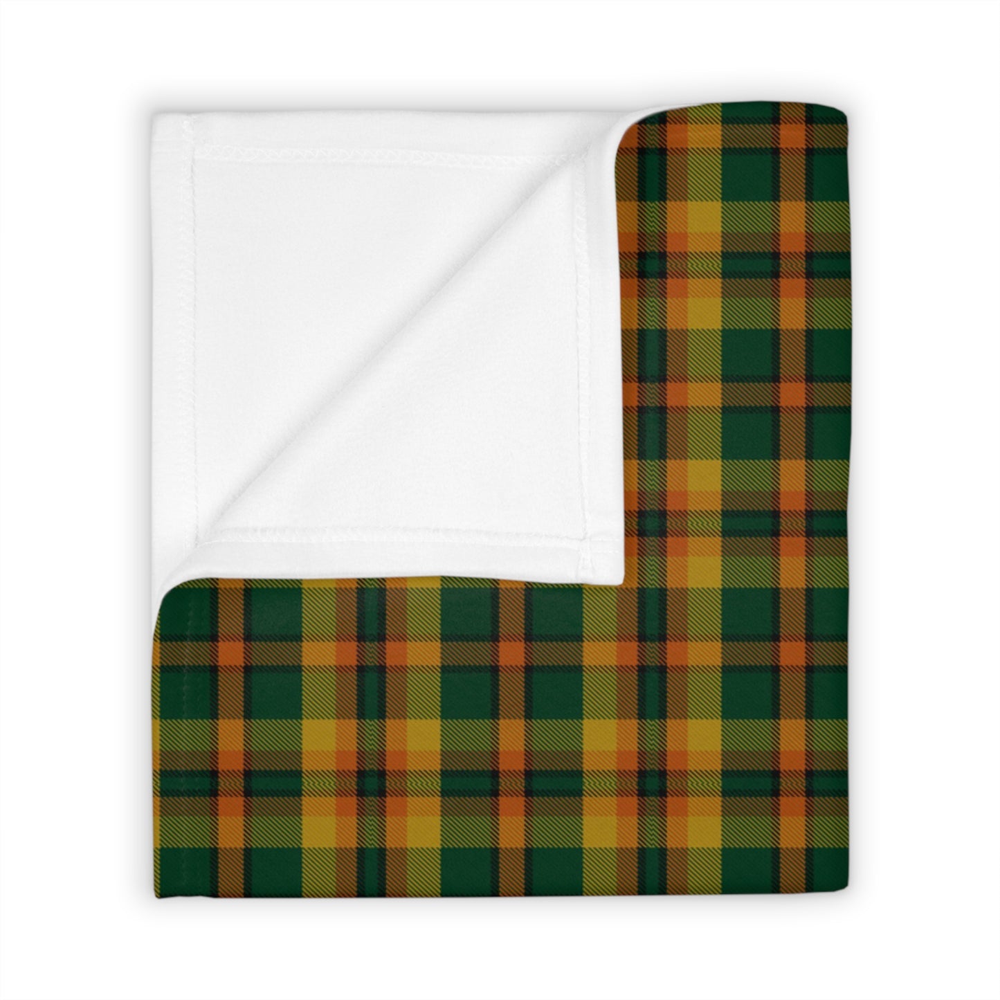 Irish County Derry Tartan Throw Blanket
