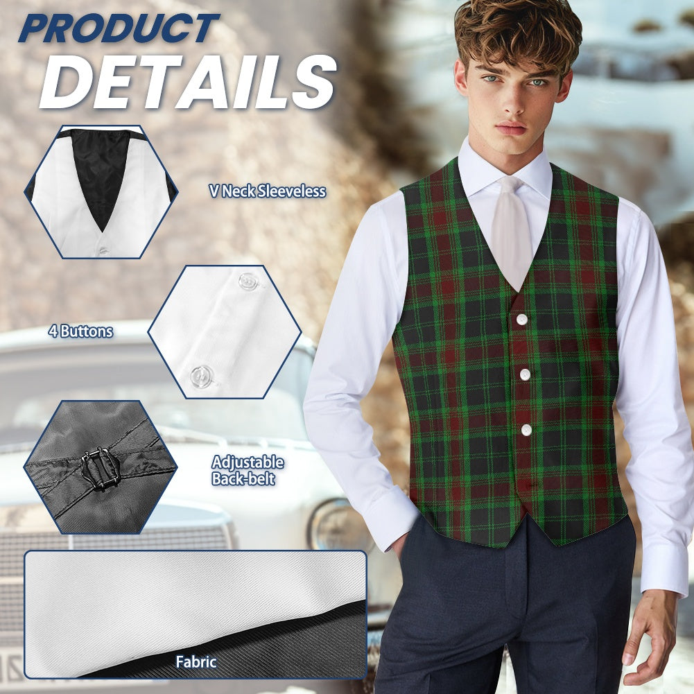 Irish County Carlow Tartan Waistcoat