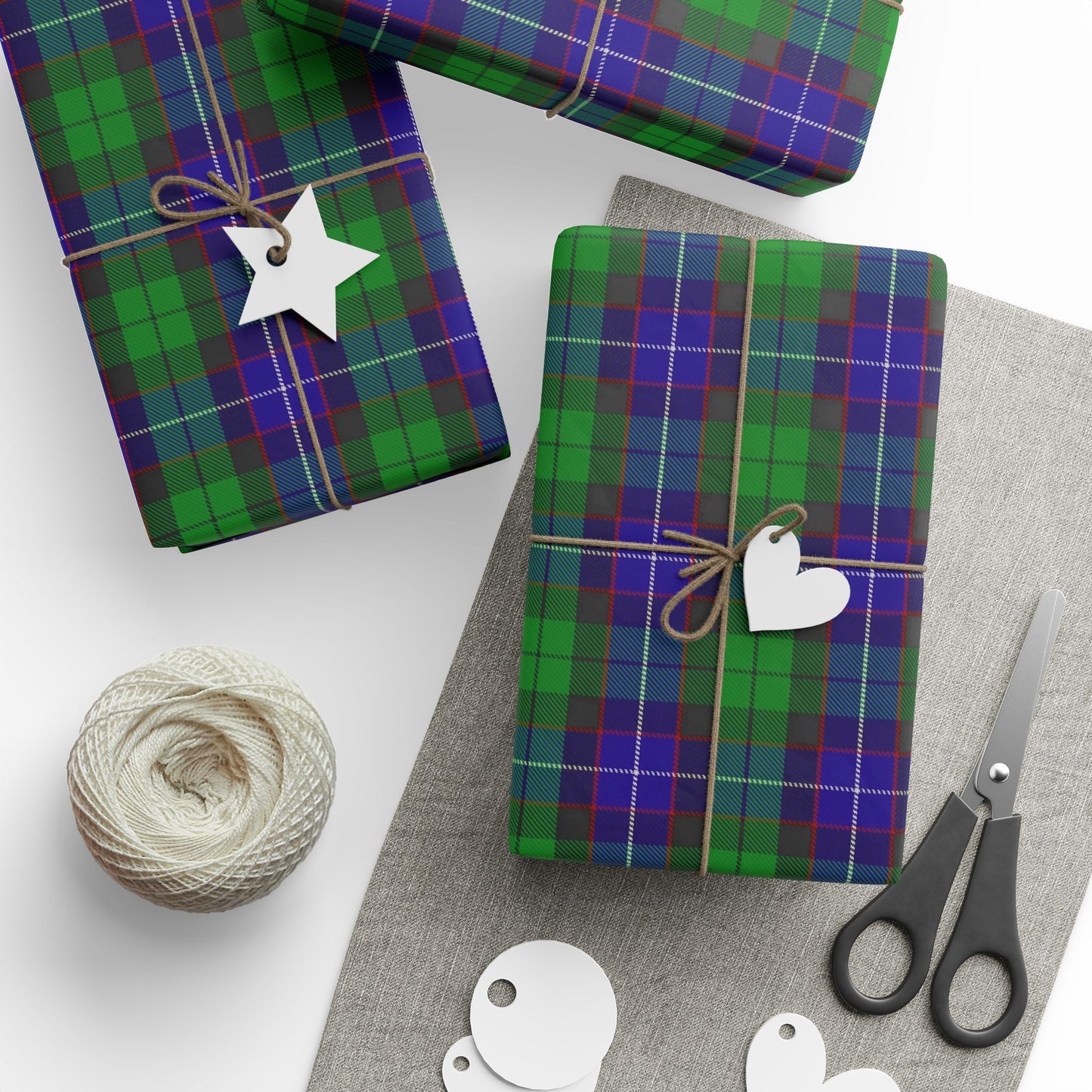 Clan Hunter Tartan Wrapping Papers