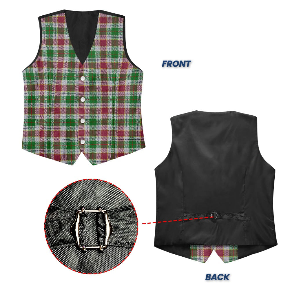 Cornish Rosevear Tartan Suit vest jacket