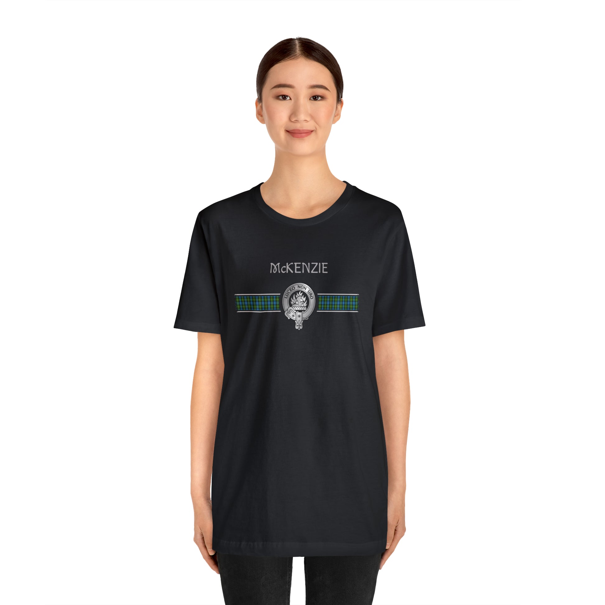 Clan McKenzie Crest & Tartan | Unisex T-Shirt