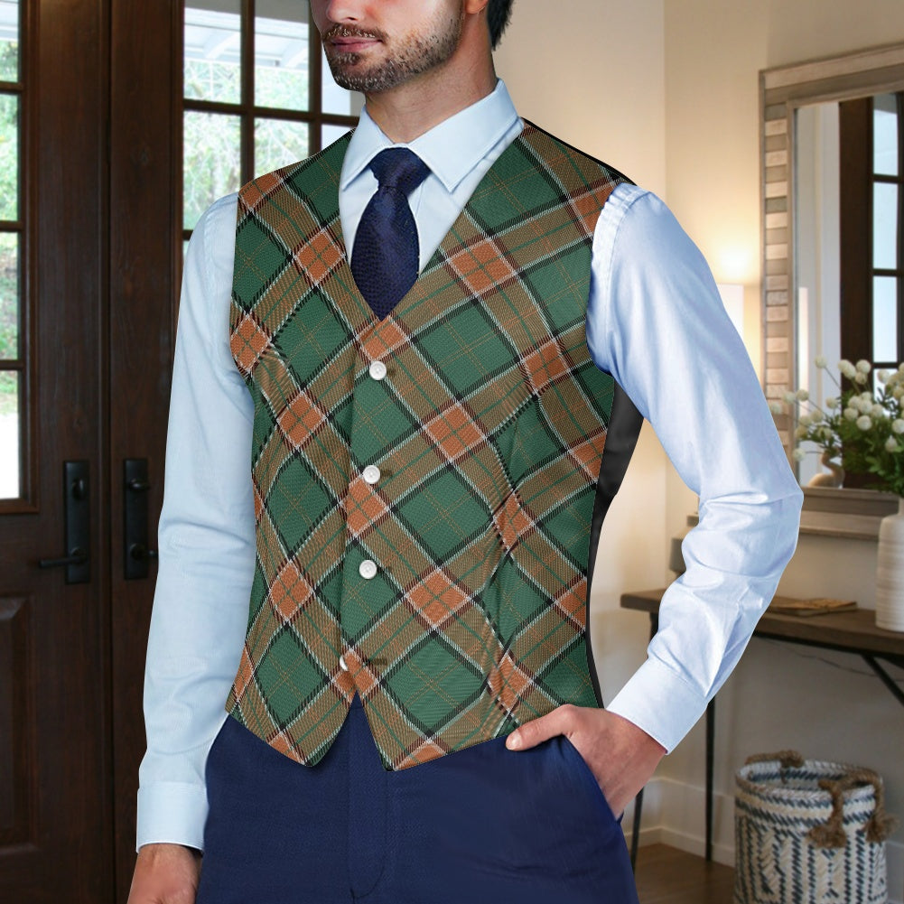 Clan Pollock Tartan Waistcoat