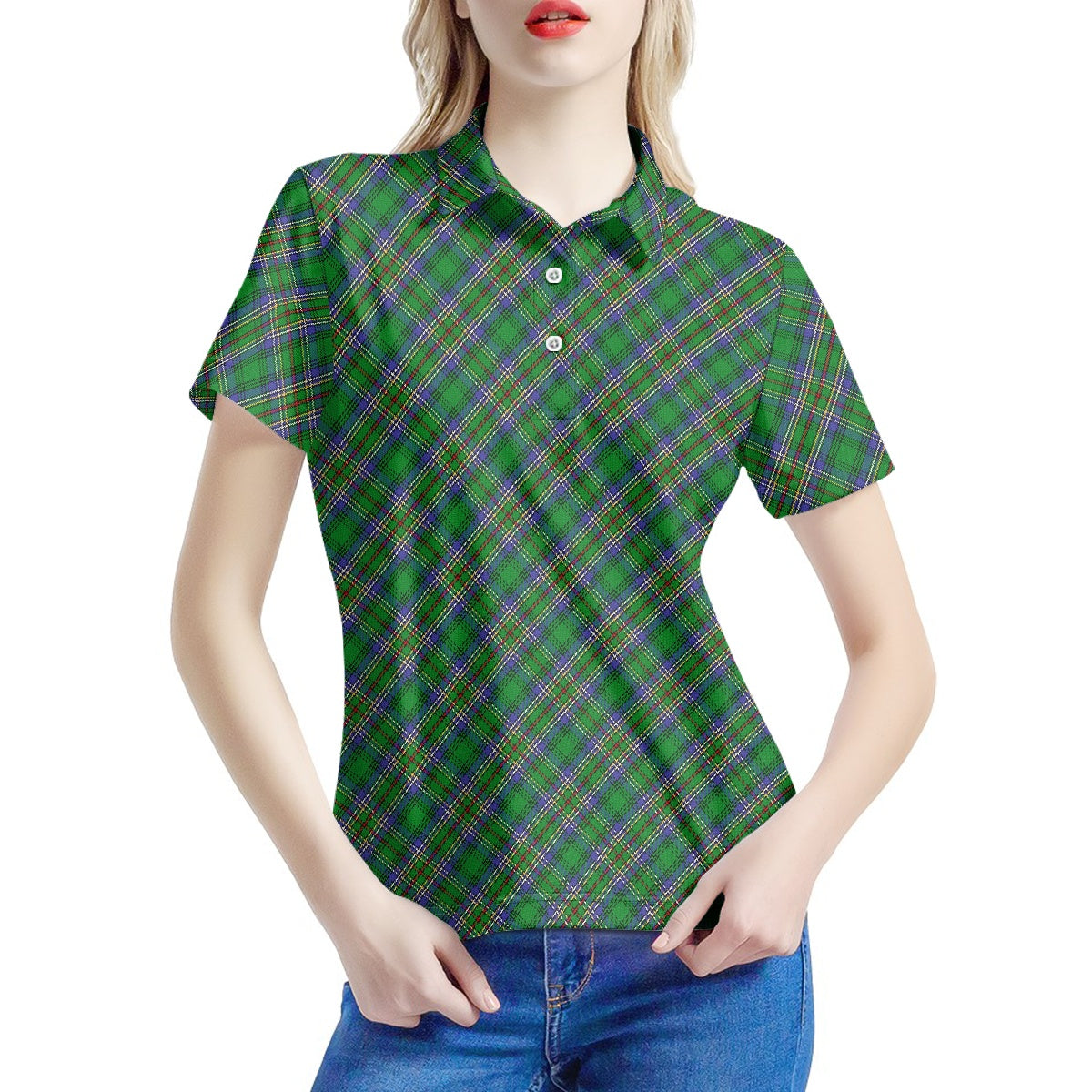 Clan Cockburn Tartan Women's Polo Shirt