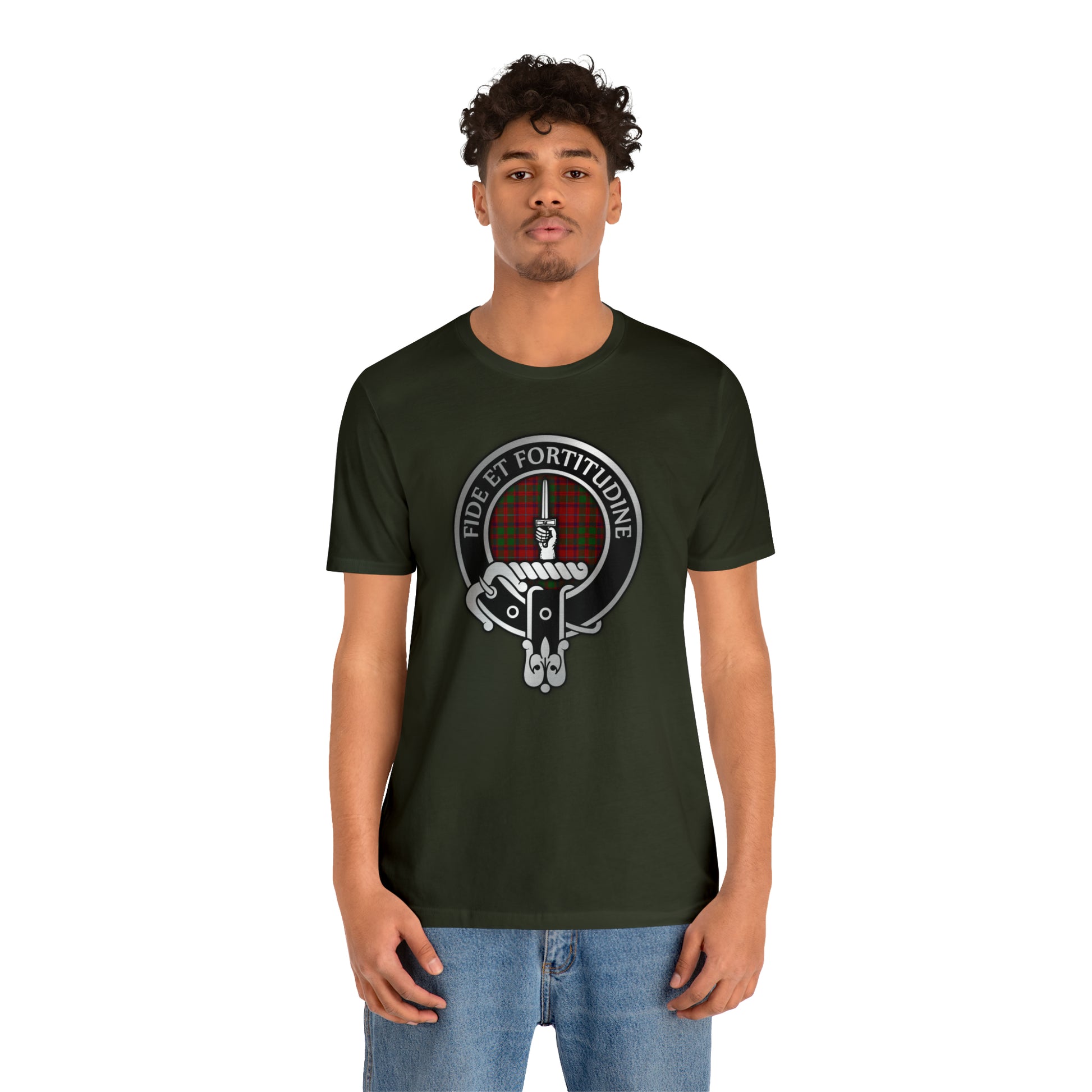 Clan Shaw Crest & Tartan | Unisex T-Shirt