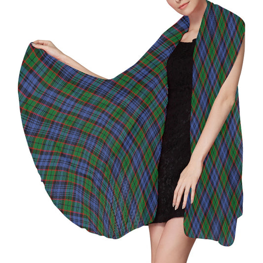 Clan Fletcher Tartan Bias Chiffon Scarf