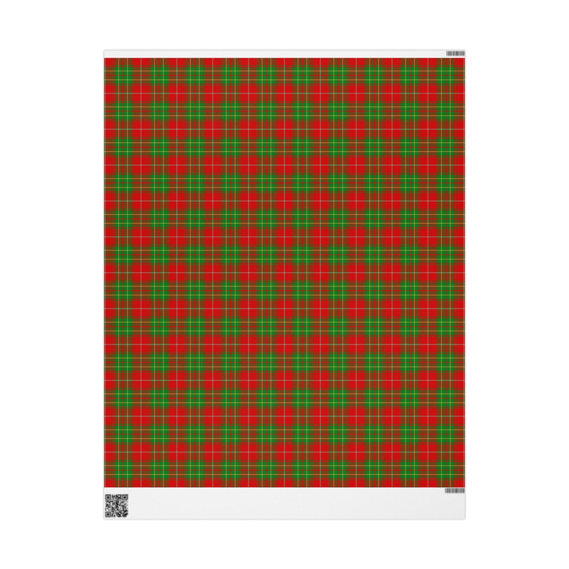 Clan Burnett Tartan Wrapping Papers