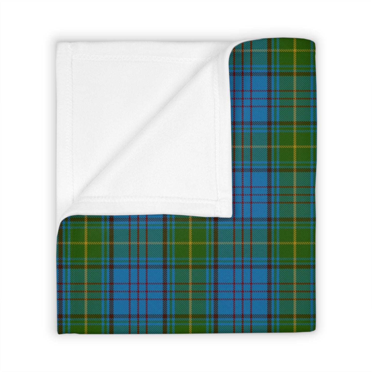 Irish County Donegal Tartan Throw Blanket