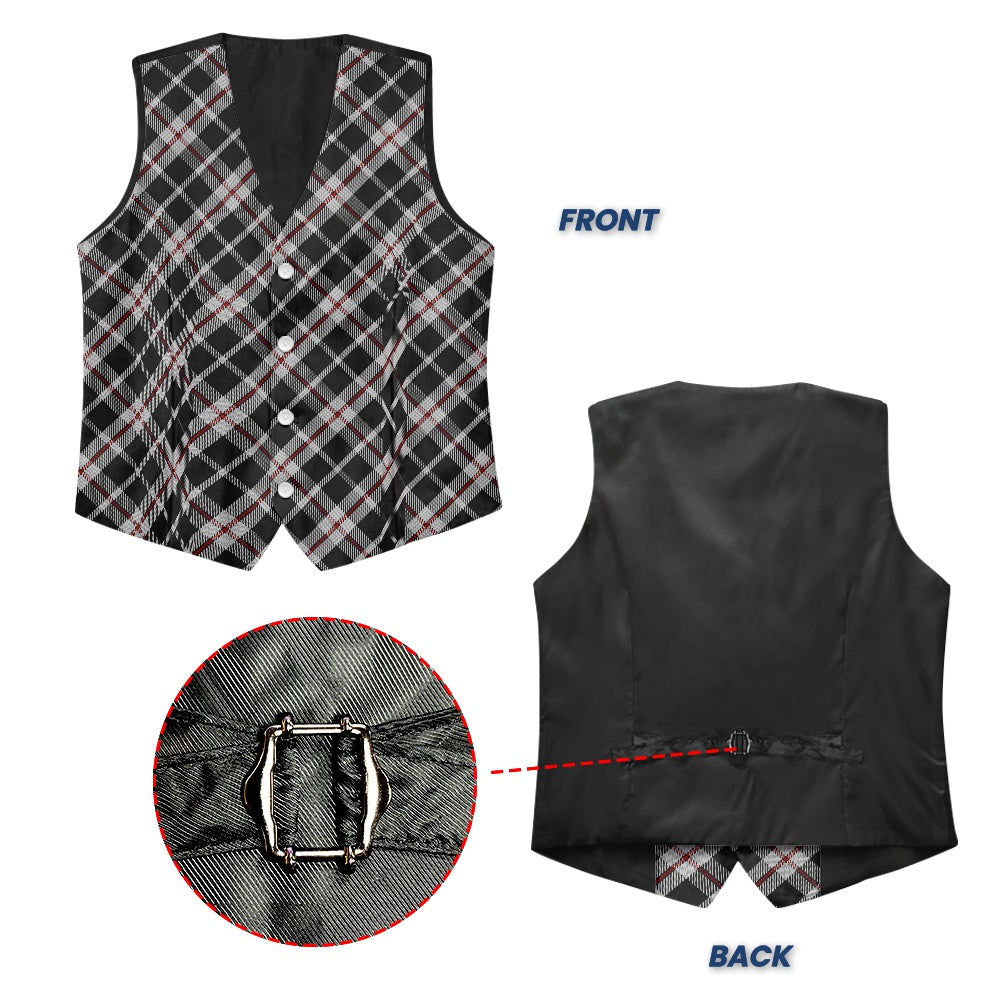 Cornish St Piran Tartan Suit vest jacket