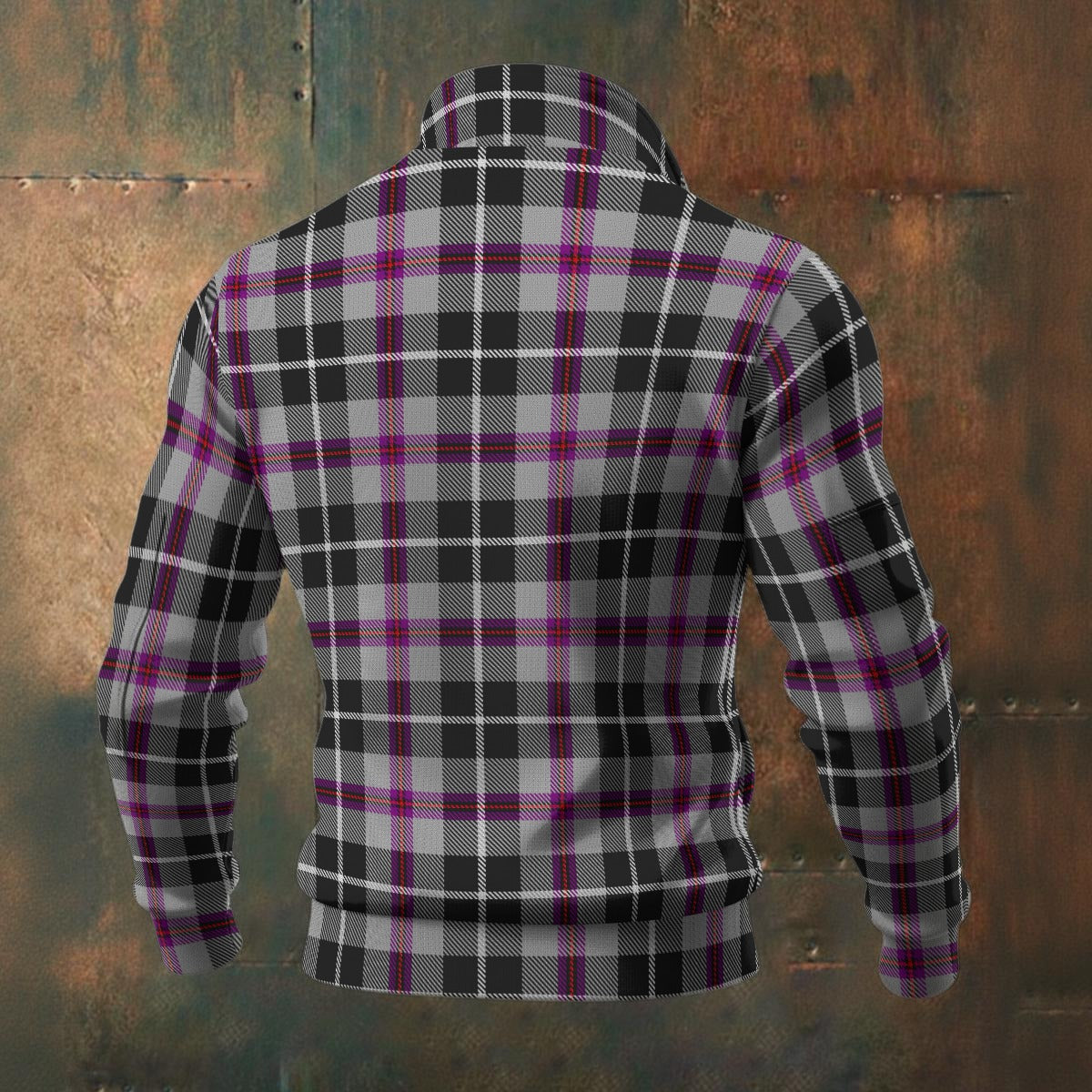 Cornish - Jewell Tartan | Men's Thick Knit Fleece Jacket