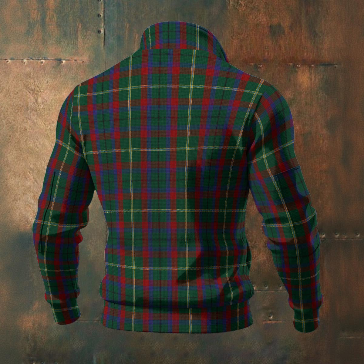 Irish - County Mayo Tartan | Men's Thick Knit Fleece Jacket