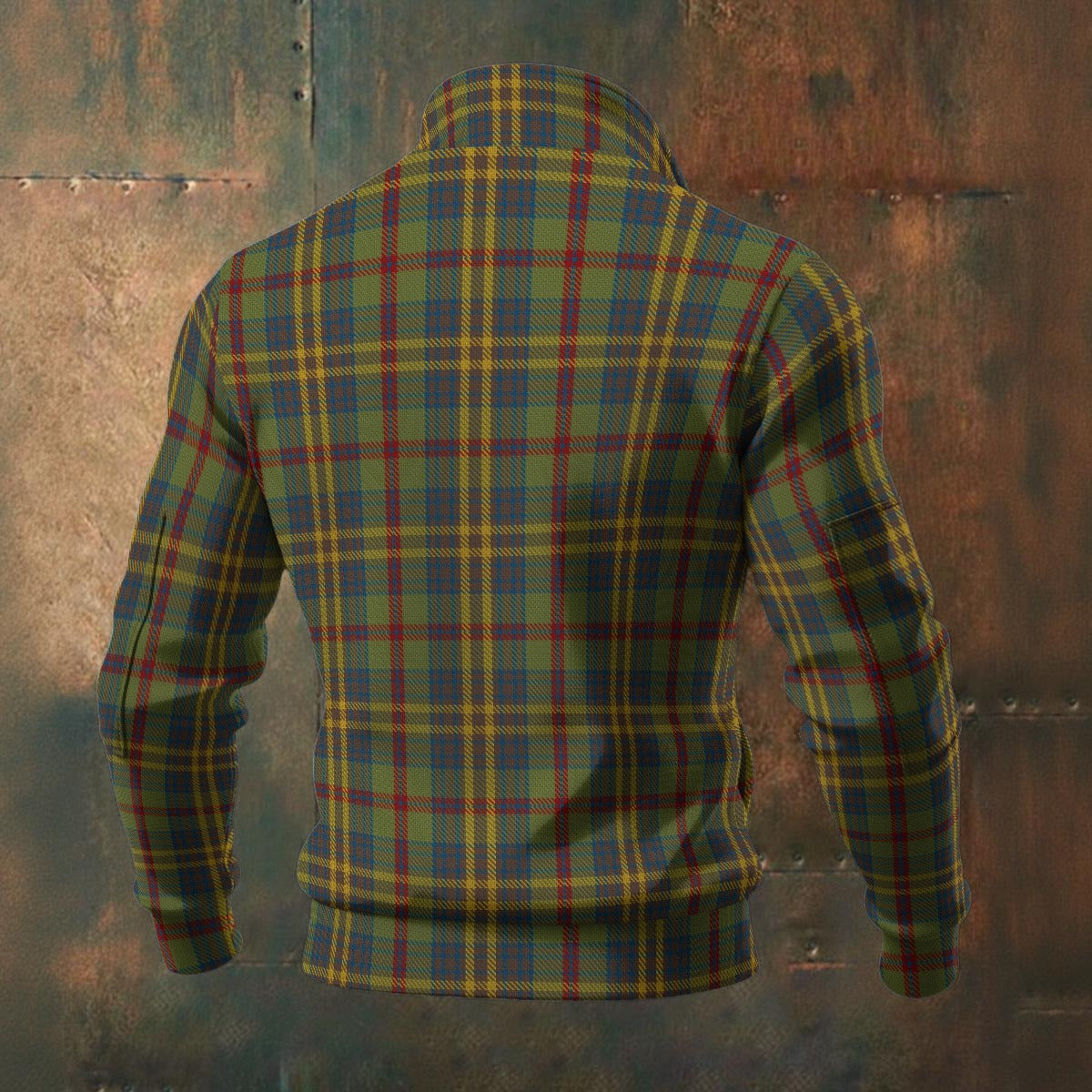 Irish - County Limerick Tartan | Men's Thick Knit Fleece Jacket