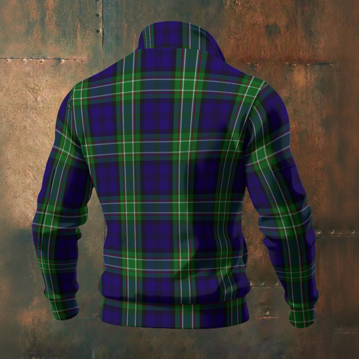 Clan Allen Tartan | Men's Thick Knit Fleece Jacket