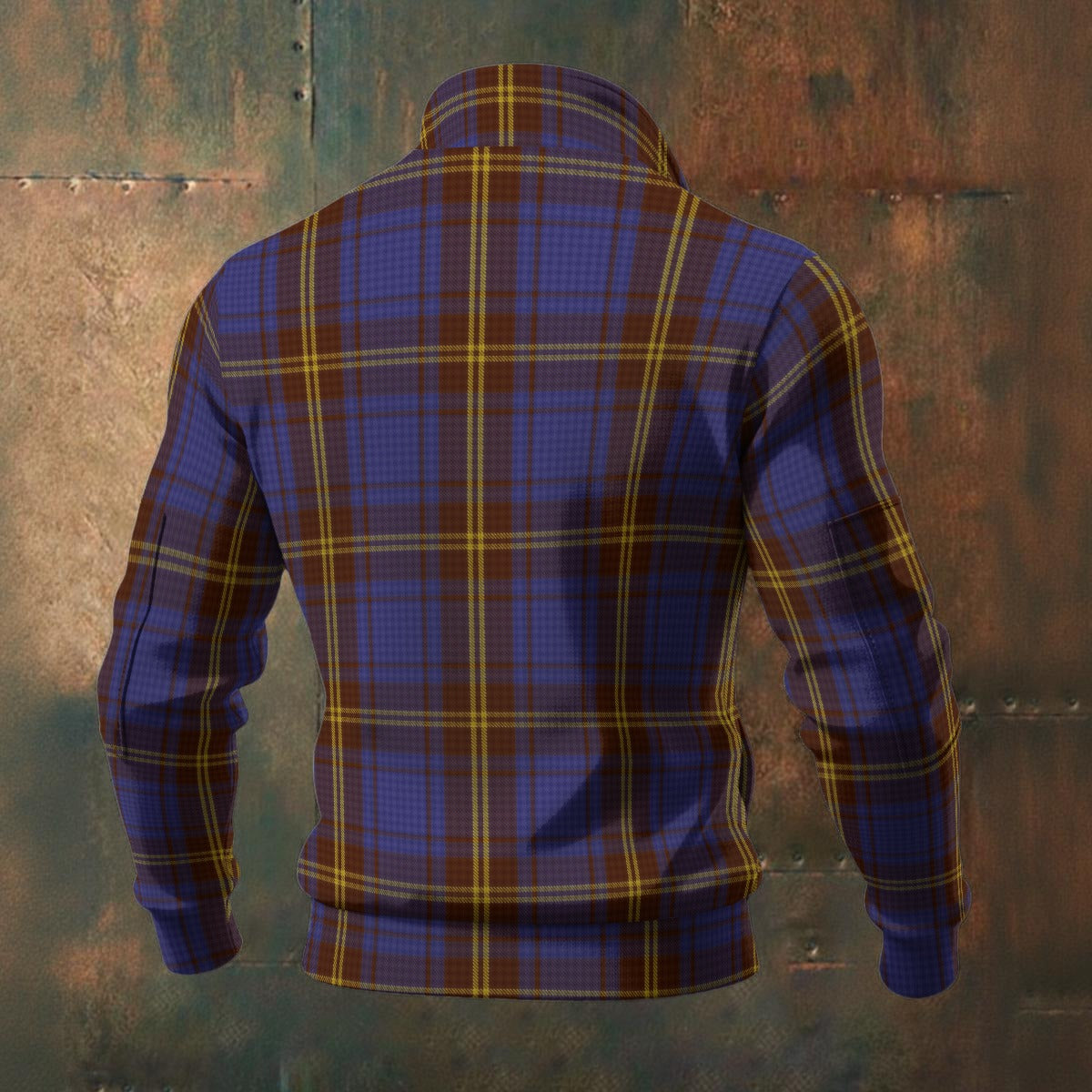 Irish - County Sligo Tartan | Men's Thick Knit Fleece Jacket