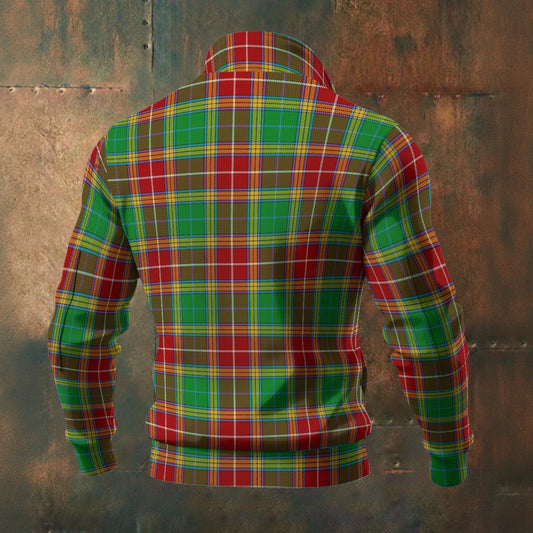 Clan Baxter Tartan Men's Thick Knit Fleece Jacket