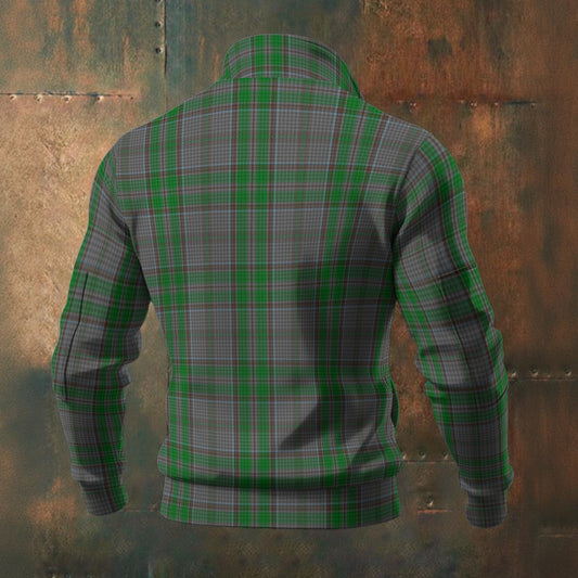Irish - County Wicklow Tartan | Men's Thick Knit Fleece Jacket