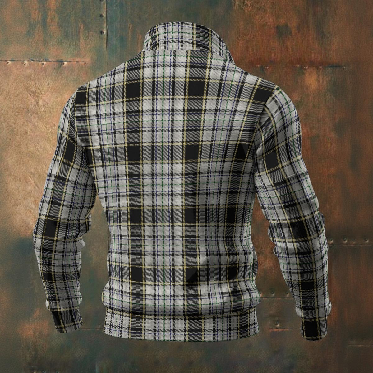 Breton Bro Roazhon Tartan | Men's Thick Knit Fleece Jacket