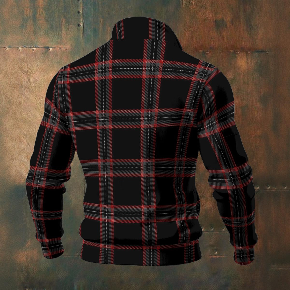 Witches of Scotland Tartan | Men's Thick Knit Fleece Jacket