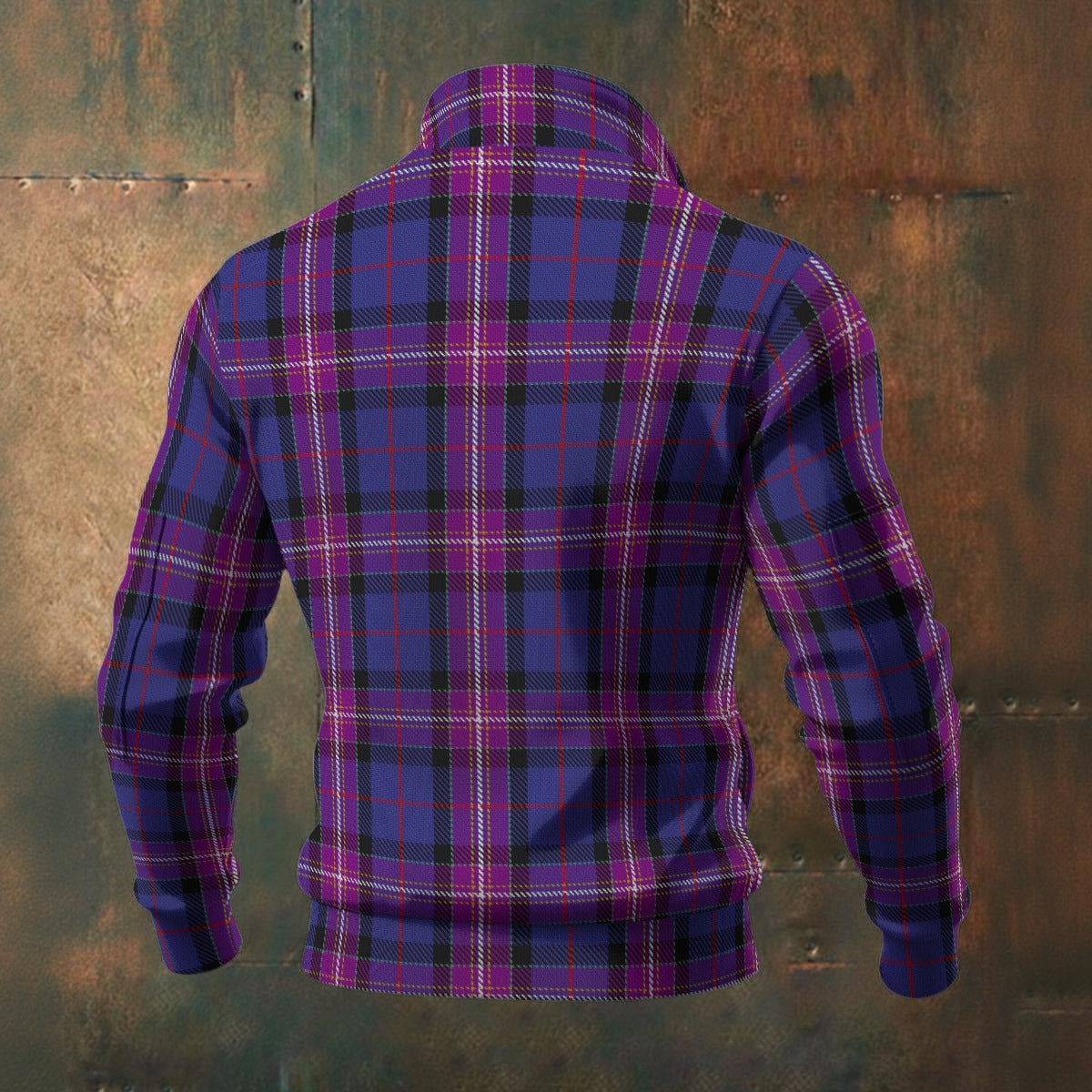 Freemasons Universal Tartan | Men's Thick Knit Fleece Jacket