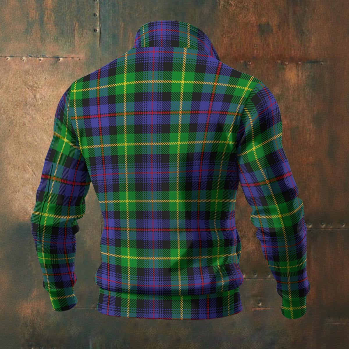 Clan Farquharson Tartan | Men's Thick Knit Fleece Jacket