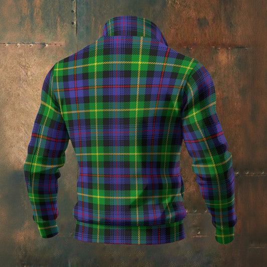 Clan Farquharson Tartan | Men's Thick Knit Fleece Jacket