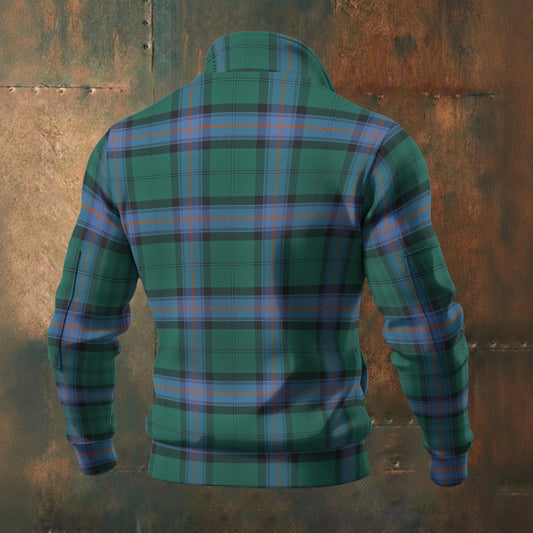 Clan Armstrong Ancient Tartan | Men's Thick Knit Fleece Jacket