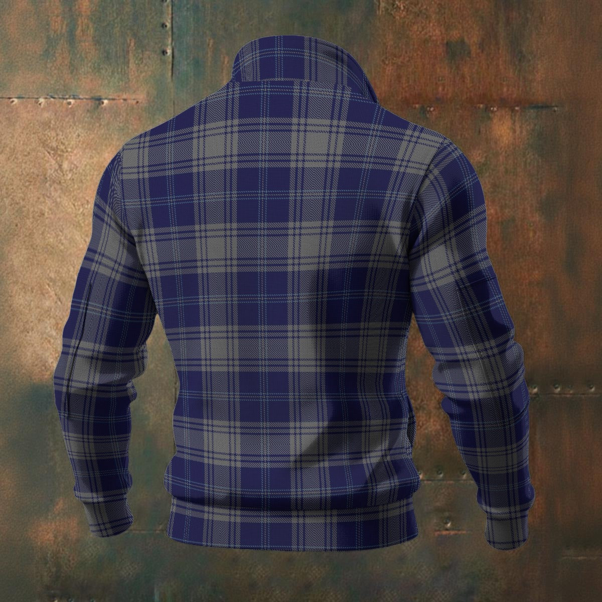 Welsh - Edwards Tartan | Men's Thick Knit Fleece Jacket