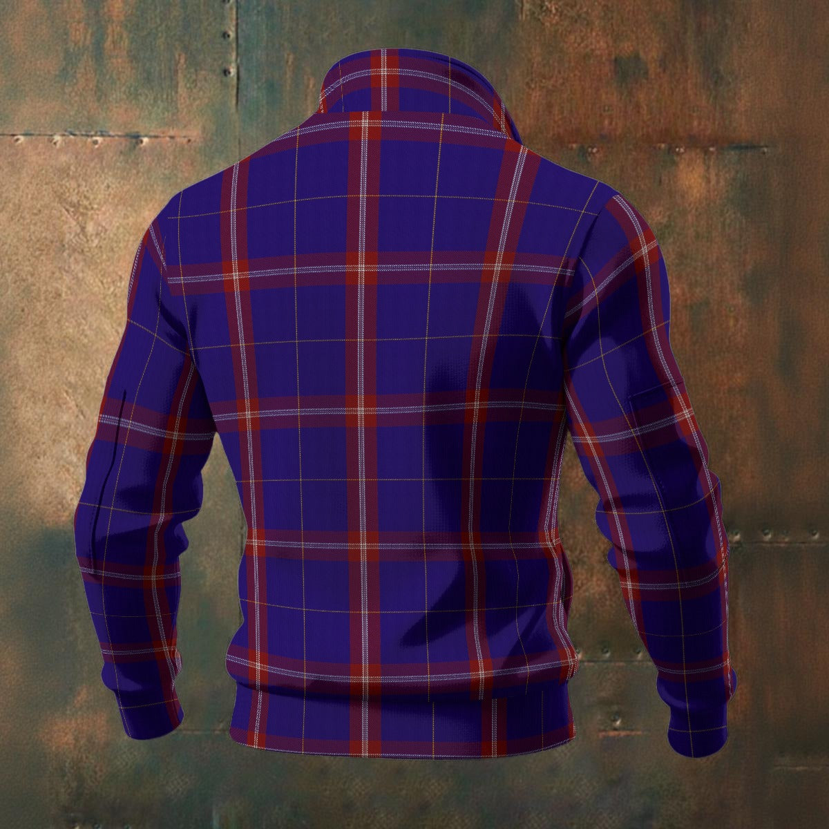 Irish - Coogan Tartan | Men's Thick Knit Fleece Jacket