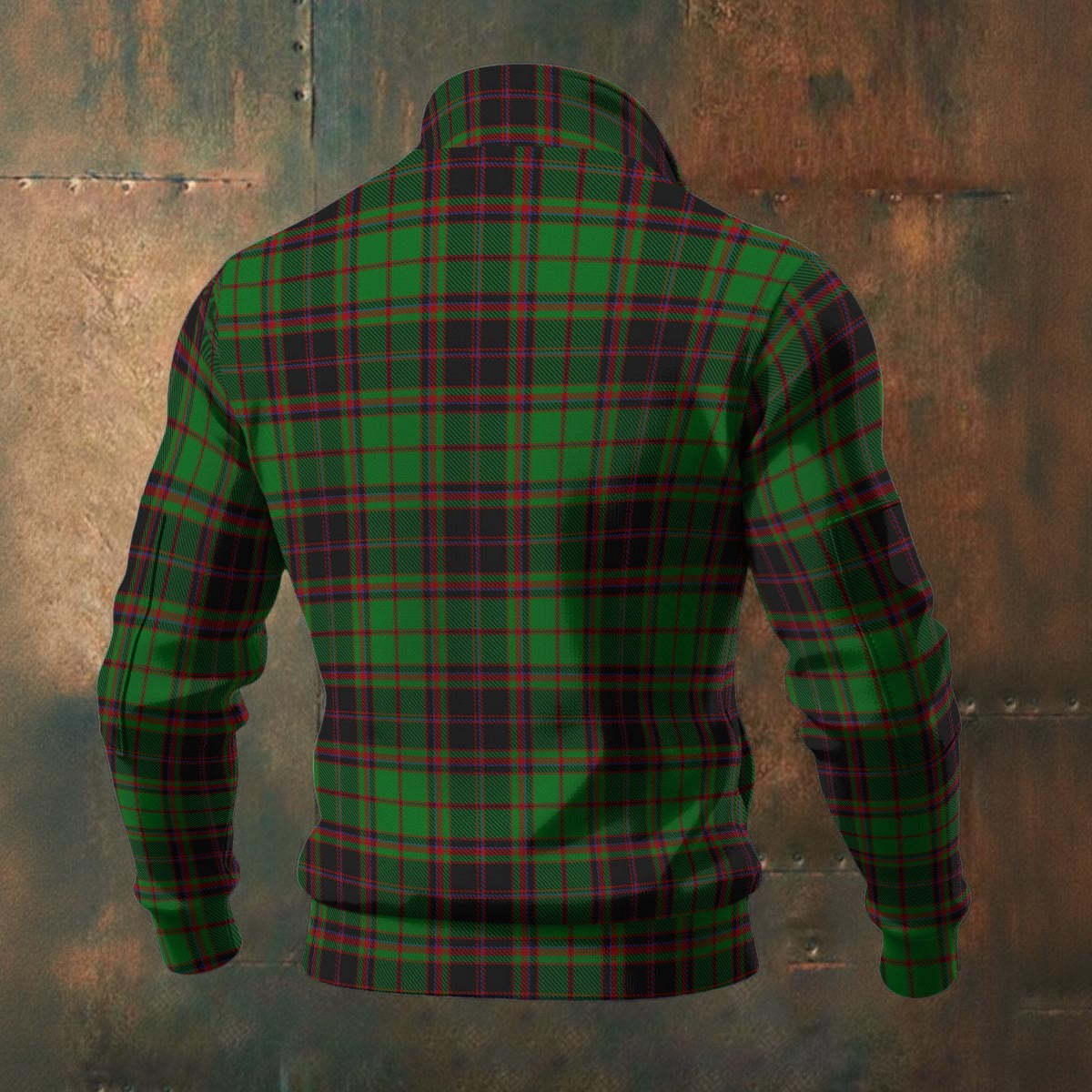District - Buchan Tartan | Men's Thick Knit Fleece Jacket