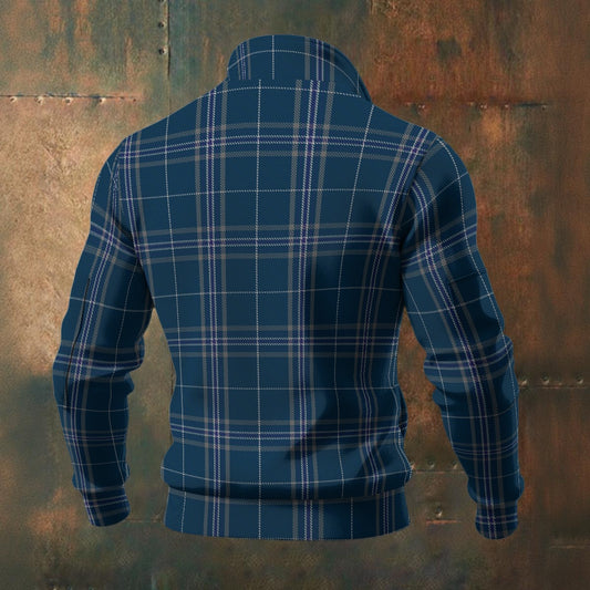 Pride of the Clyde Tartan | Men's Thick Knit Fleece Jacket