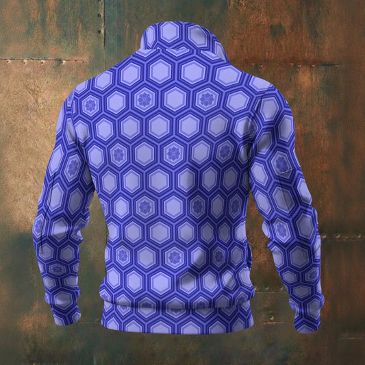 Japanese - Wagara - Kikko - Men's Thick Knit Fleece Jacket